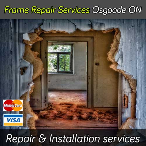 Door frame repair service in Osgoode Ontario